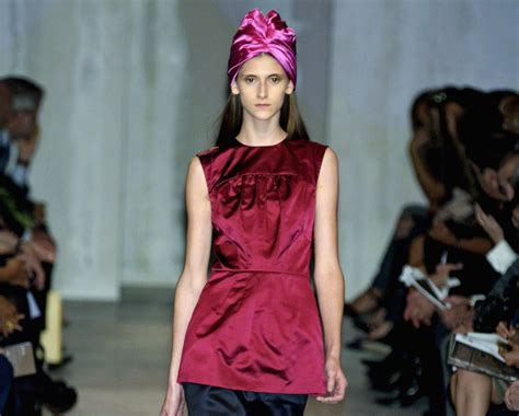 prada turban collection|prada catwalk designs.